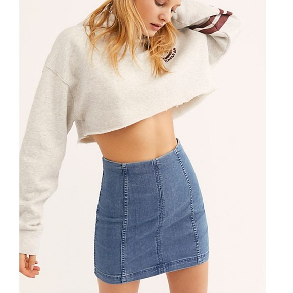 Free People Dresses & Skirts - Free People Modern Femme Denim Mini